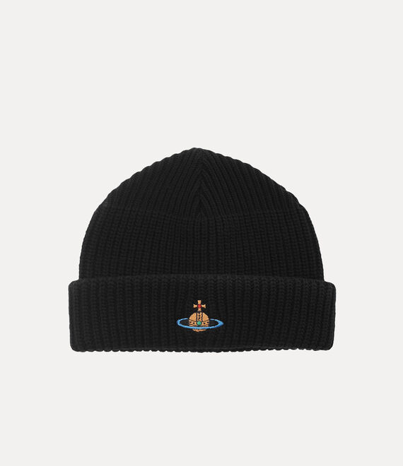 Vivienne Westwood Sporty Beanie in BLACK